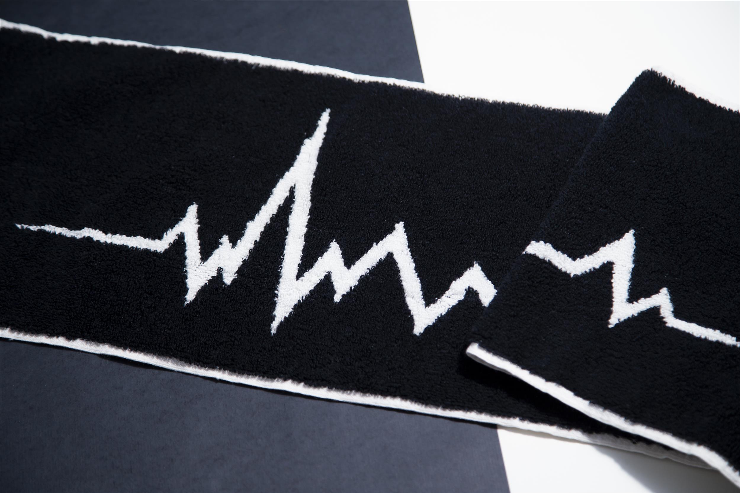 圍巾式運動毛巾AntiG ECG x Sports Towel​ ( 經典黑 )