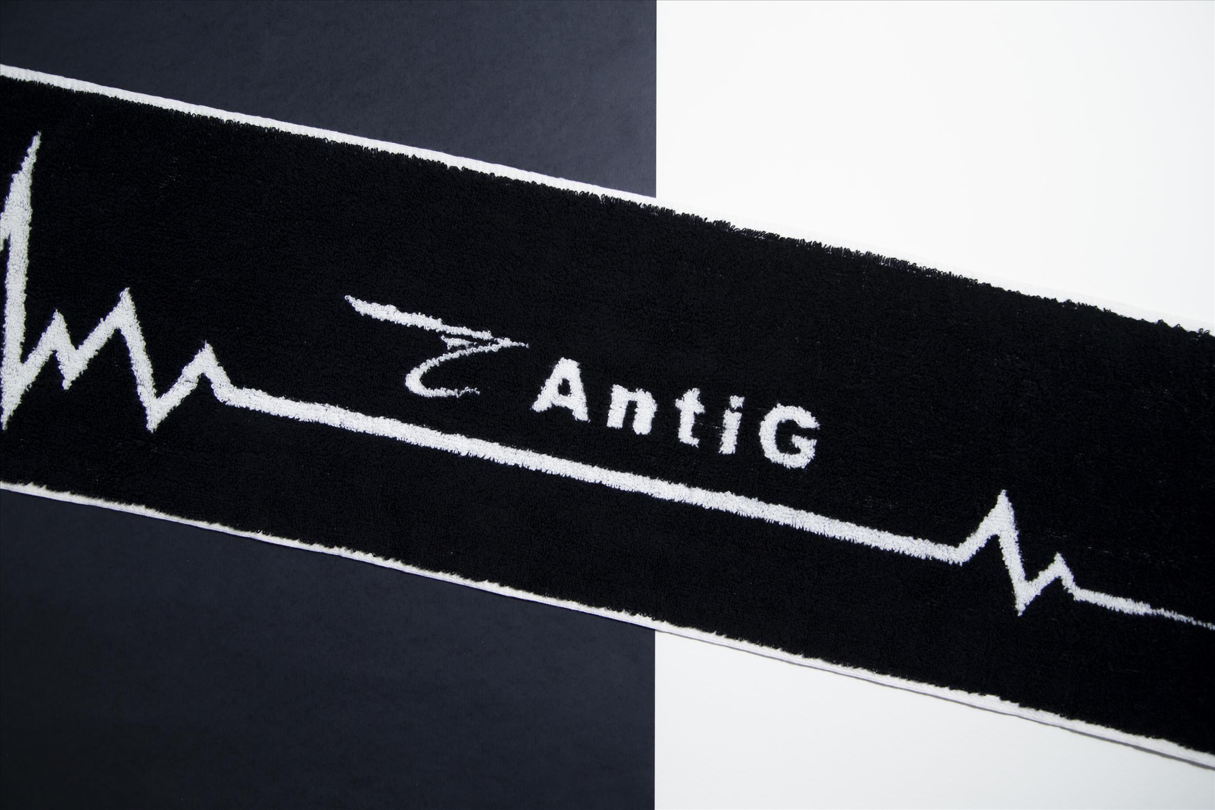 圍巾式運動毛巾AntiG ECG x Sports Towel​ ( 經典黑 )