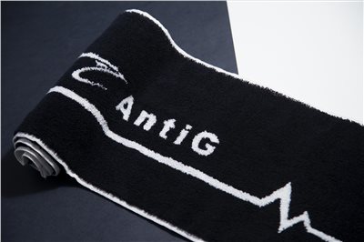 圍巾式運動毛巾AntiG ECG x Sports Towel​ ( 經典黑 )